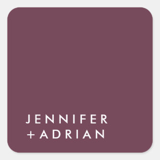 Sticker Carré monogrammé,nom,