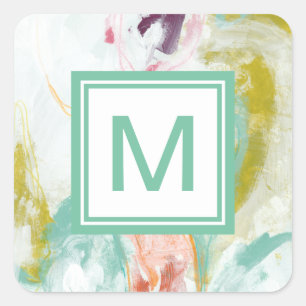 Sticker Carré Monogramme Scattershot II