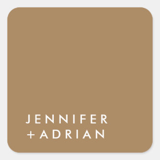 Sticker Carré monogrammed, nom,