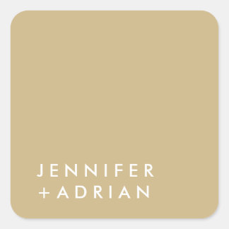 Sticker Carré monogrammed, nom,