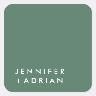 Sticker Carré monogrammed, nom,