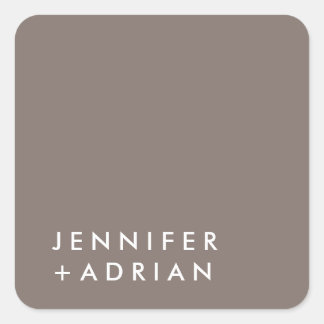 Sticker Carré monogrammed, nom,