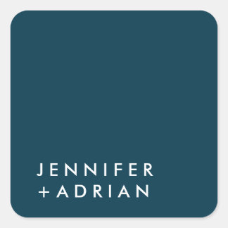 Sticker Carré monogrammed, nom,