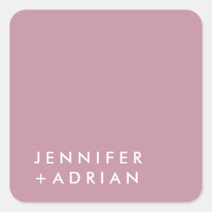 Sticker Carré monogrammed, nom,