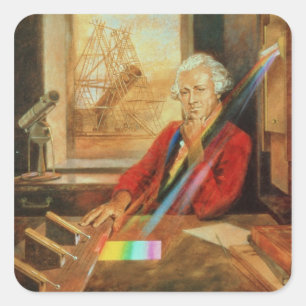 Sticker Carré Monsieur William Herschel