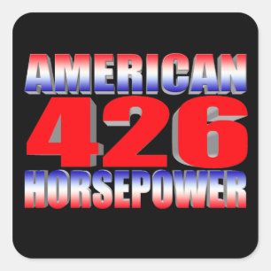 Sticker Carré monstre mopar 426