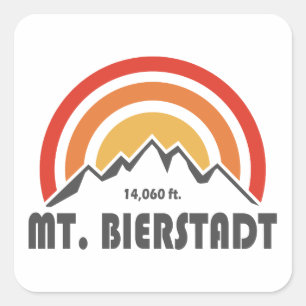 Sticker Carré Mont Bierstadt