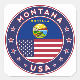 Sticker Carré Montana