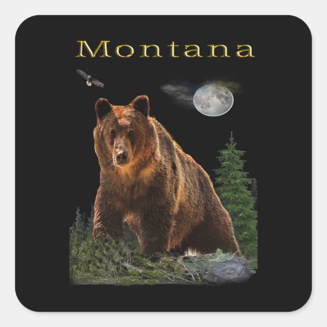 Sticker Carré Montana Beras (Devant)