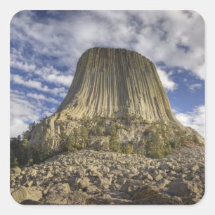 Sticker Carré Monument national de Devils Tower