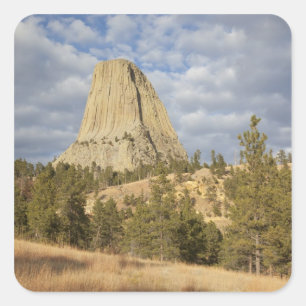 Sticker Carré Monument national de Devils Tower