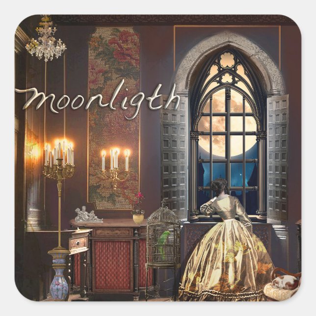 Sticker Carré Moonlight (Devant)