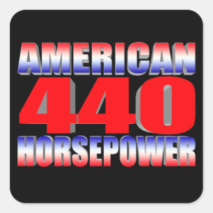 Sticker Carré Mopar 440 Dodge