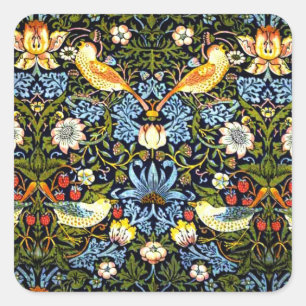 Sticker Carré Morris - Thief aux fraises