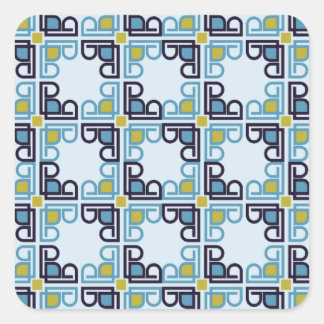 Sticker Carré Mosaïque moderne de la Renaissance italienne