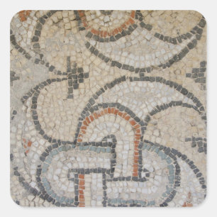 Sticker Carré Mosaïques de Meydankapi, environ IVe siècle après