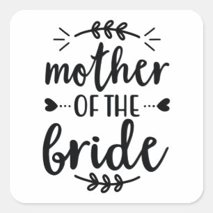 Sticker Carré Mother of the bride