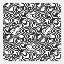 Motif Abstrait tendance noir et blanc