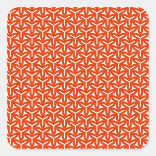 Sticker Carré Motif de lames gothiques