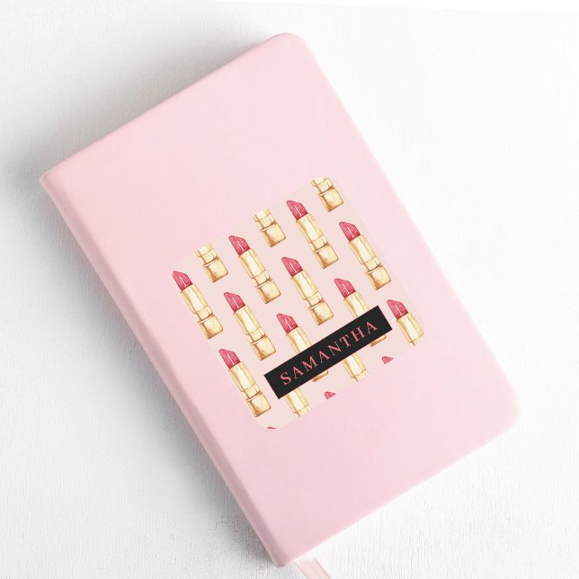 Sticker Carré Motif moderne rose et rouge rouge rouge Fille avec (Créateur téléchargé)