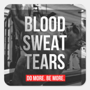 Sticker Carré Motivation de l'entraînement