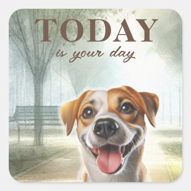 Sticker Carré Motivation inspirante (Devant)