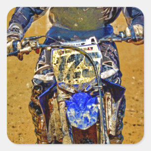 Sticker Carré Moto-X Champ Designer #Cadeau