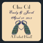 Sticker Carré Mots clés vintages Peacock Olive Oil Favoriser<br><div class="desc">Peacock vintage Vous pouvez aussi aimer :</div>