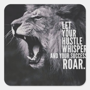 Sticker Carré Mots Motivationnels