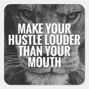 Sticker Carré Mots Motivationnels