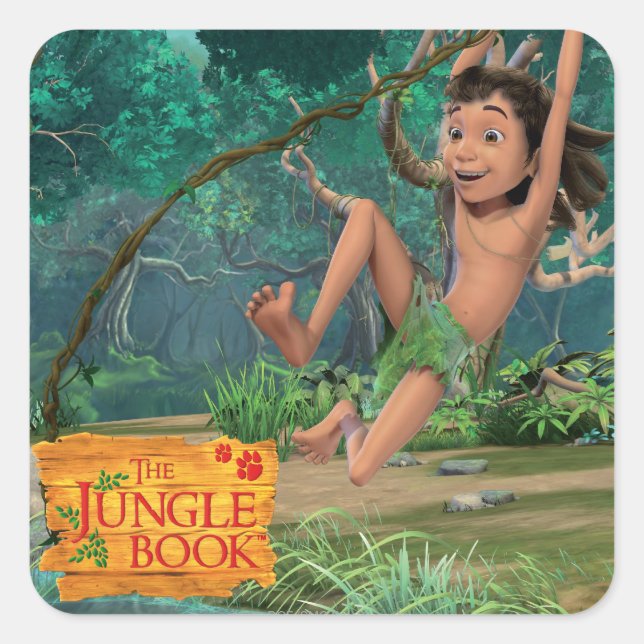 Sticker Carré Mowgli 5 (Devant)