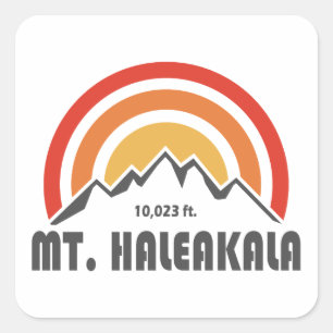 Sticker Carré Mt. Haleakala