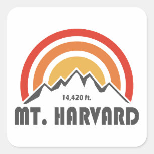 Sticker Carré Mt. Harvard