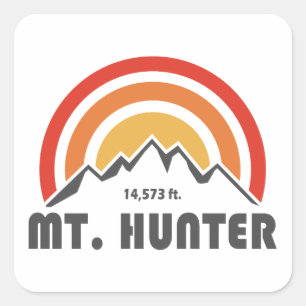 Sticker Carré Mt. Hunter