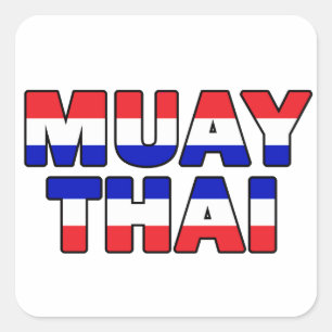 Sticker Carré Muay Thai