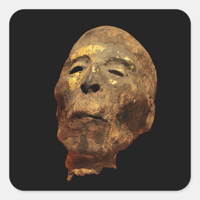 Sticker Carré Mummiated Homme Head Mummiy (Devant)