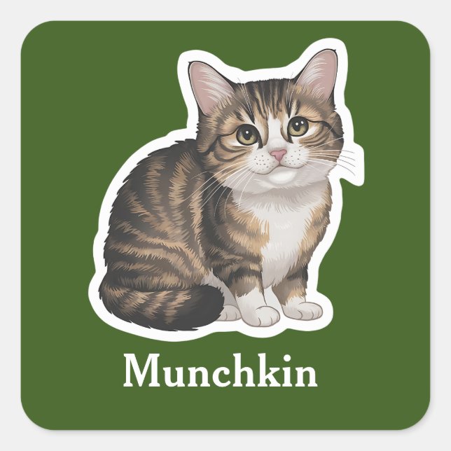 Sticker Carré Munchkin (Devant)