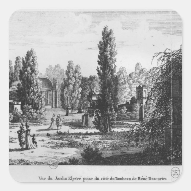 Sticker Carré Musée des Monuments Français, Paris (Devant)