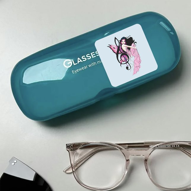 Sticker Carré Musique Note Fée (Créateur téléchargé)