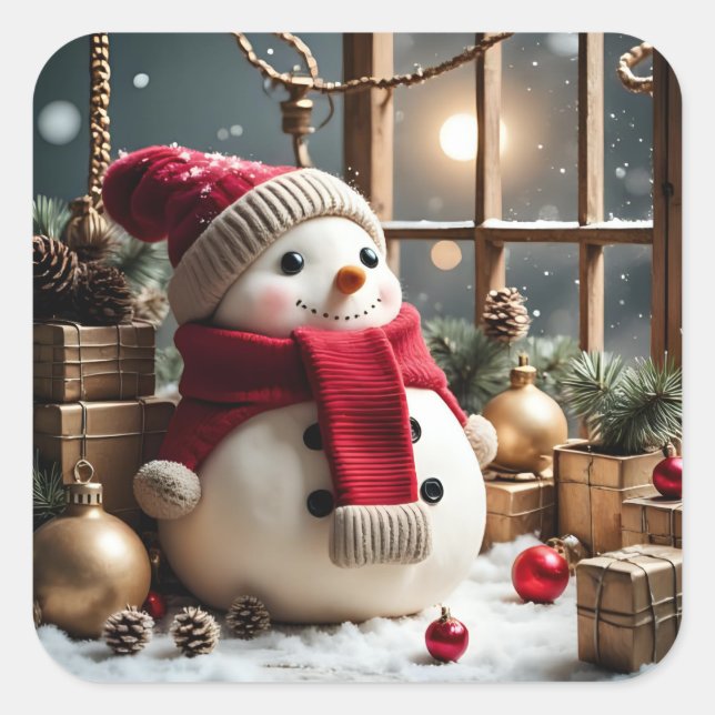 Sticker Carré My Christmas (Devant)