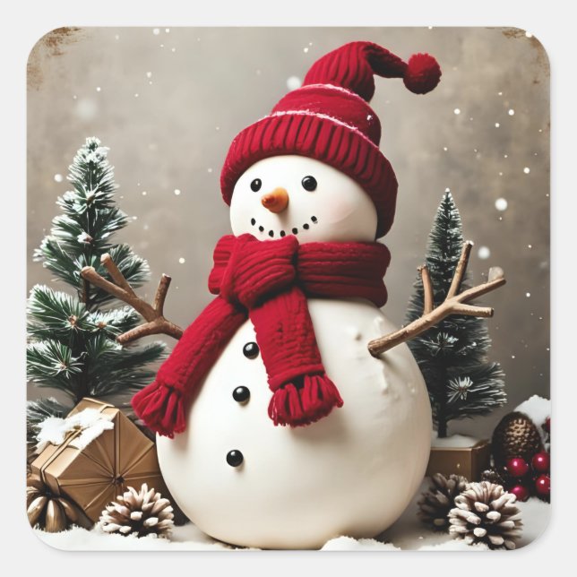 Sticker Carré My Christmas  (Devant)