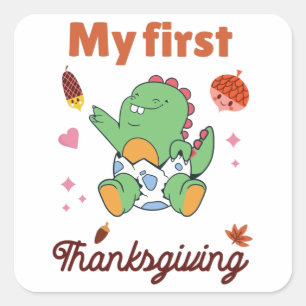 Sticker Carré My Thanksgiving