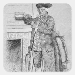 Sticker Carré Mynheer's Morning Horn