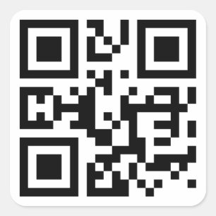 Sticker Carré N° Y — Code QR