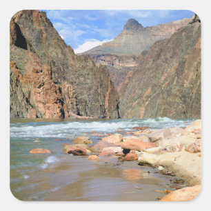 Sticker Carré NA, États-Unis, Arizona. Parc national du Grand Ca