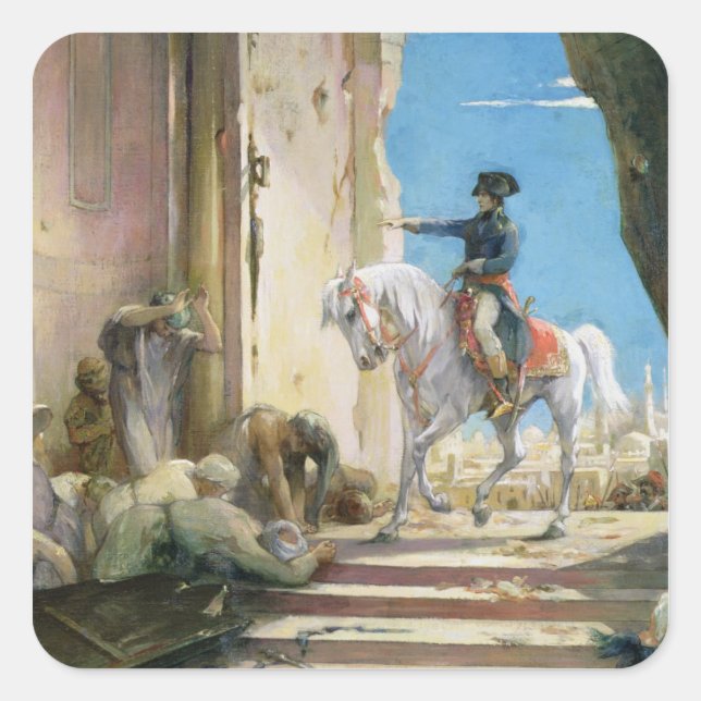 Sticker Carré Napoléon Bonaparte (Devant)
