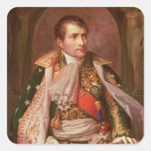 Sticker Carré Napoleon Bonaparte (1769-1821), comme roi de