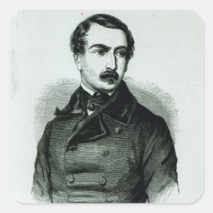 Sticker Carré Napoleon Bonaparte comme représentatif des