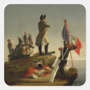 Sticker Carré Napoléon en attente du pont Inconstant