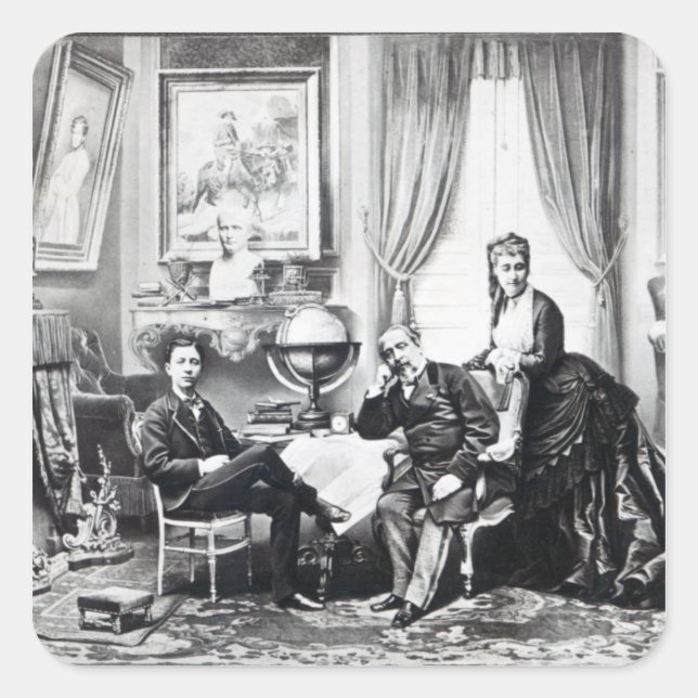 Sticker Carré Napoléon III (Devant)